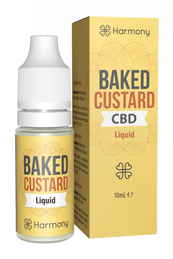 Harmony CBD Vloeibare baked Custard 10 ml