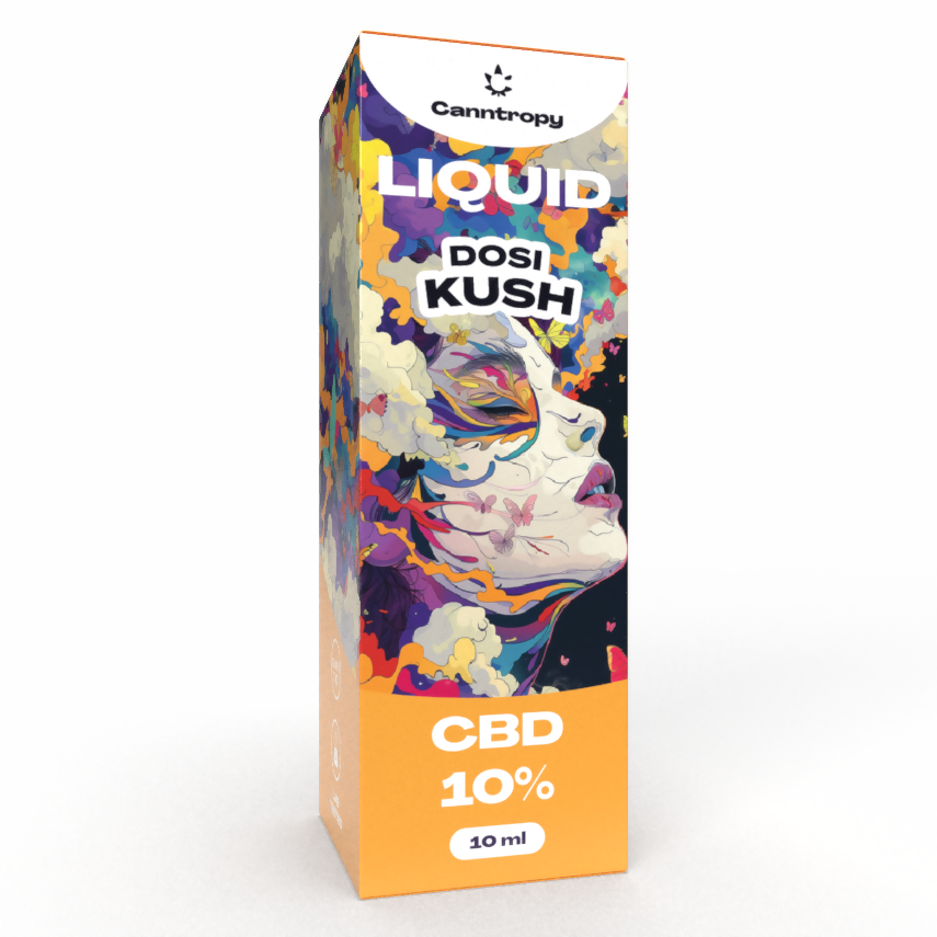 Canntropy CBD Vloeibare Dosi Kush, CBD 10%, 10 ml - Afbeelding 2